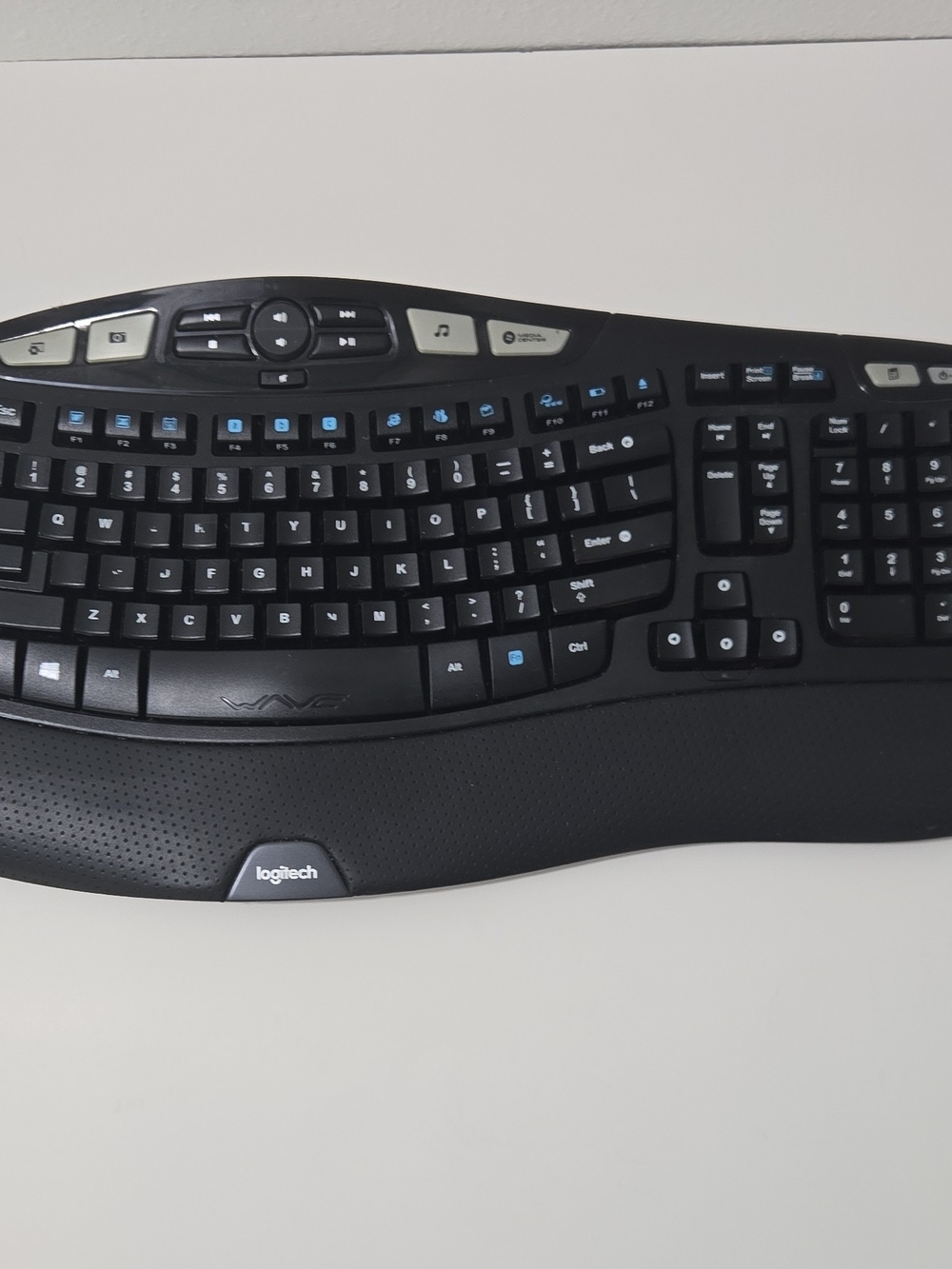 Logitech Black Textured Palm Rest